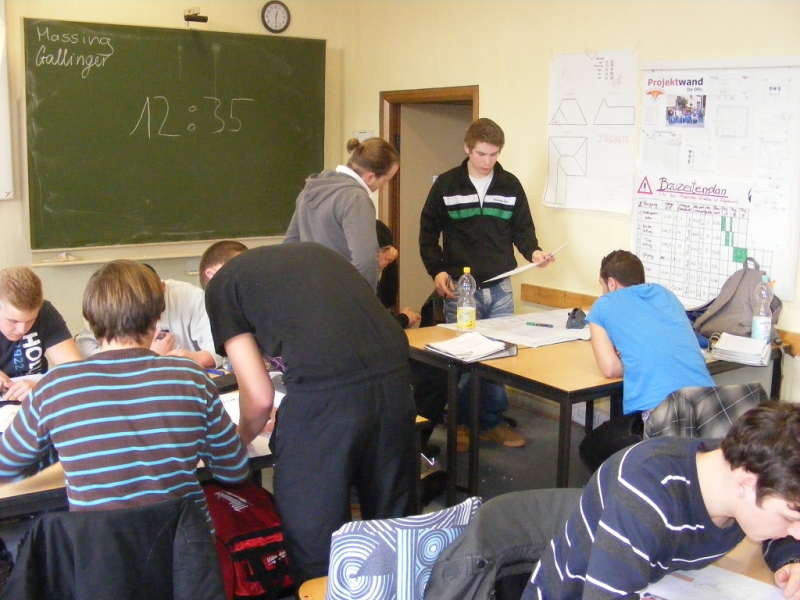 Bilder aus den Unterrichtsversuchen